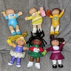 Lot of 6 Cabbage Patch Kids Dolls Figurines Mini Vintage Circa 1992 3.5" PVC