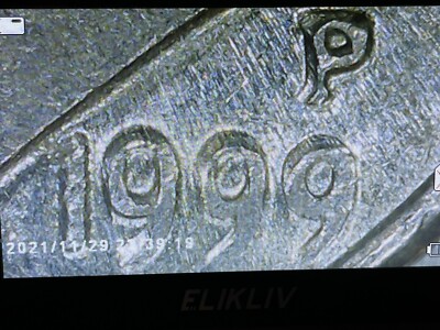 1999-D Dime  DDO/DDR, Error In RIM,  Small  T  DDO In Date And P,