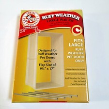 IDEAL PET PRODUCTS RUFF WEATHER LARGE WALL KIT MODEL RWXLWK