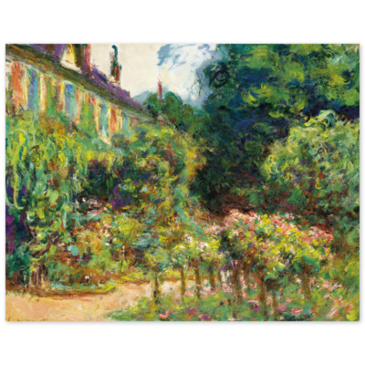 Claude Monet, Das Haus des Künstlers in Giverny, Poster