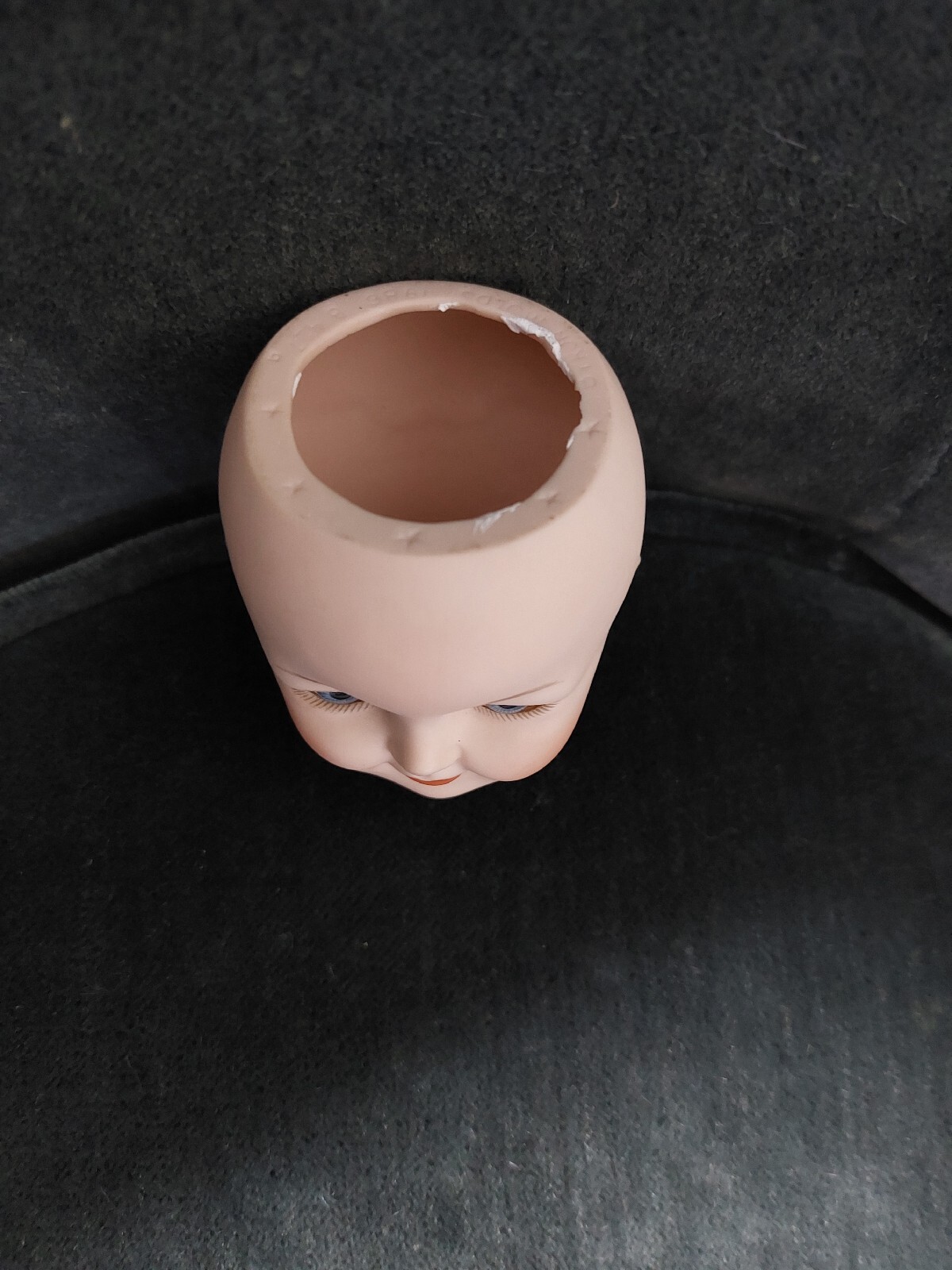 Tête De Poupée Reproduction SFBJ / Heubach - Shirley Temple ? - 10 Cm, Porcelaine, France