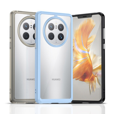 For Huawei Mate 50 / 50 Pro Clear Acrylic Shockproof Protective Phone Cover Case