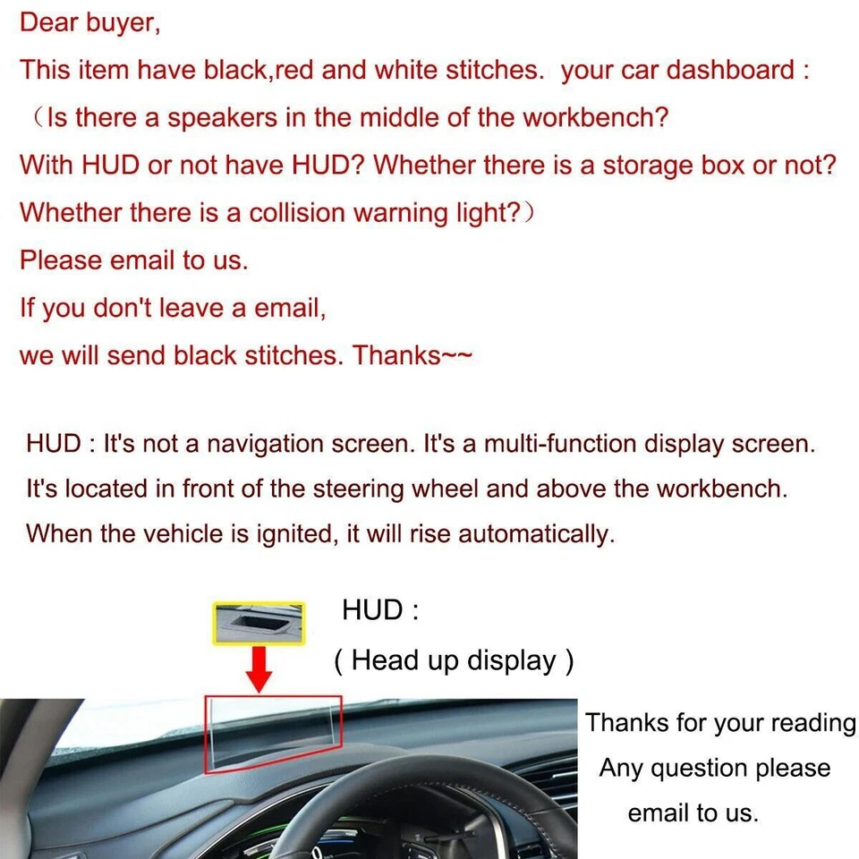 For Kia Soul 2010-2013 leather Non-slip Dash Board Cover Mat Dashboard Carpet Foto 2 de 4