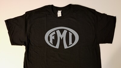 FMI Fulton Musical Industries - gray on black classic style t-shirt