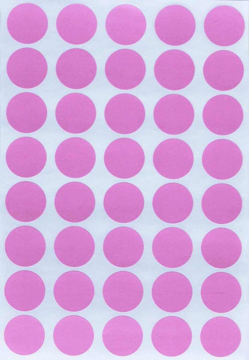 Removable Circle Labels Color Coding Dot Stickers - 3/4 Inch (1200 ...