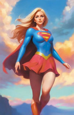 Arte de pared Supergirl 11x17 póster DC Comics Kara Zor El