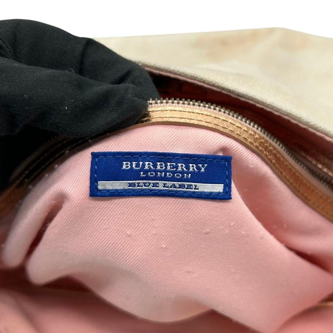 バッグ BURBERRY BLUE LABEL Hobo Horse Logo Burberry Blue Label Hobo Shoulder Bag 27cm x 42cm, Horse