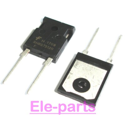 5 PCS RHRG75120 TO-247-2 75A 1200V Hyperfast Diode Transistors Chip