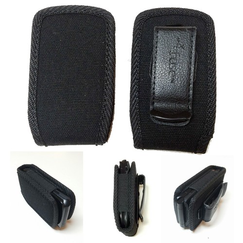 Open Top Black Nylon Case fits Alcatel Go Flip, go flip V phone - 第 2/3 張圖片