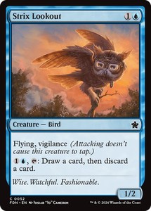 Strix Lookout (Foil) - Foundations - #52 - Common