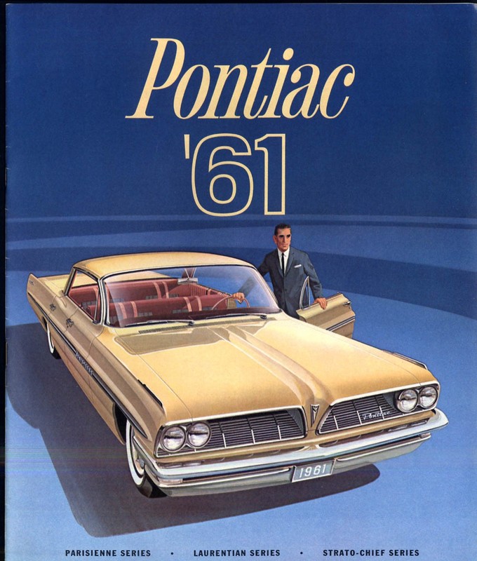 1961 Pontiac CANADA brochure Parisienne Custom Sport Laurentian Strato-Chief