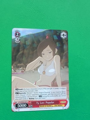 weiss schwarz TCG Ty Lee: Popular Cracked Ice Foil Avatar The Last Airbender