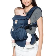 Ergo Baby Omni 360 Cool Air Mesh All-In-One Baby Carrier, Mignight Blue Ergobaby