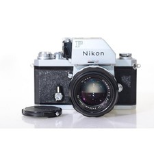 Nikon F Photomic FTN SLR Film Camera Chrome + Nikkor S.C Auto 1.4/50 Lens
