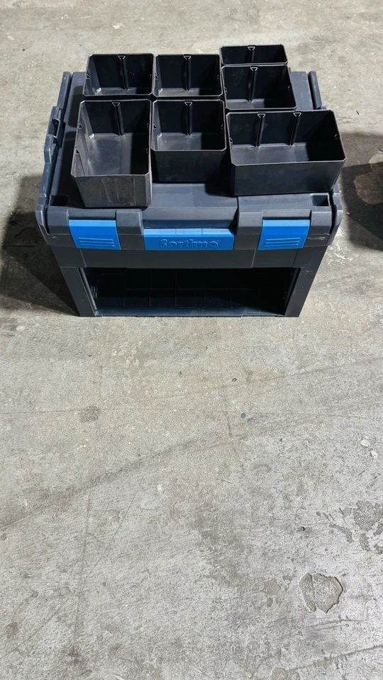 Sortimo LS-Boxx 306G 2Stk Inkl. 1Stk I-BOXX mit Insetboxen Schwarz - Bild 4 von 4