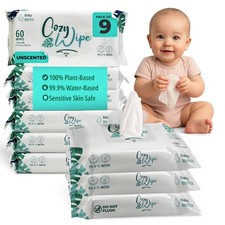Water Based Baby Wipes, 99.9 Purified Water, Unscented Gentle for Sensitiv...
