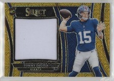 2023 Panini Select Jumbo Rookie Swatches Gold Prizm 2/10 Tommy DeVito 1mt3