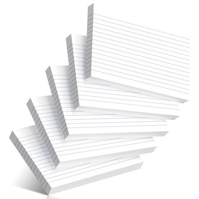 200 Pcs Index Cards 4 x 6 Inch Ruled White Cards, 4 x 6 inches, 