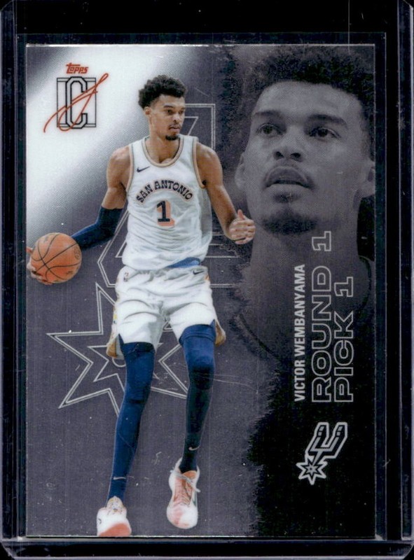 2025-26 Topps Signature Class Victor Wembanyama Chrome Veteran #55 Spurs