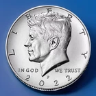 2022-P Clad Gem BU Kennedy Half Dollar Coin From OBR Fast S&H W/Tracking