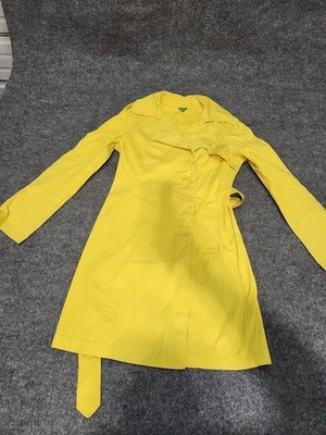 UNITED COLORS OF BENETTON Women Jacket Buttoned Down Yellow Size 40
