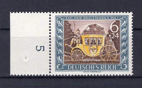 DR-3.Reich 828PFI Abart Con Bordo MNH Mint 80EUR
