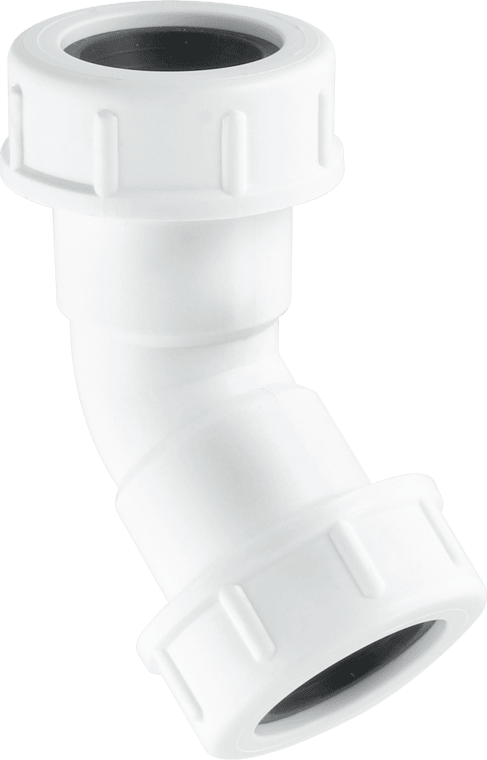 Mcalpine R2AM 0.75"" Pushfit 135° Overflow Bend Compatible With Various Plumbing