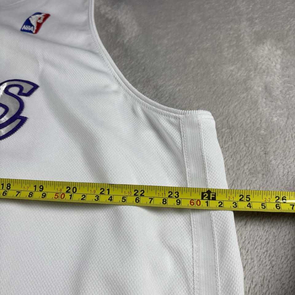 Adidas Dwight Howard LA Lakers Jersey Men’s 2XL White Swingman NBA Sewn #874 - Image 4 of 4