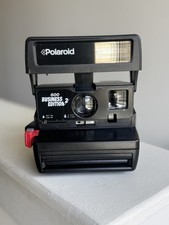 POLAROID 600 Business Edition 2 Film Camera w Strap - Tested and Working Case
