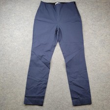 Everlane Pants Womens 8 Blue Side Zip Slim Ankle Cotton Stretch Dress Work