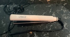 Plancha de pelo de cerámica L'ANGE LONG rosa probada, funcionando.