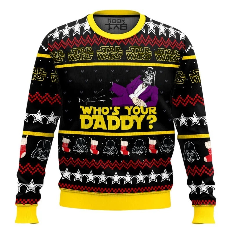 Vader Who’s Your Daddy Star Wars Ugly Christmas Sweater