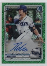 2020 Bowman Chrome Prospect Green Shimmer Refractor 47/99 Niko Hulsizer Auto 8az
