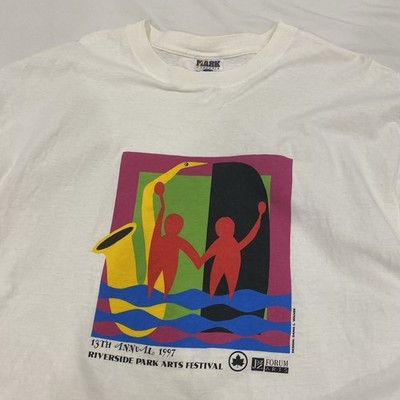 【XL】1997 s NYC RIVERSIDE PARK ART FESTIVAL T-SHIRT