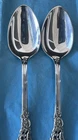 Set of 2 Two Lot Reed/Barton Sterling Teaspoon (6 in) Florentine Lace Nice