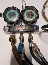 CPS BlackMax MBH4P5EZ 2V Manifold R-134 R 22 404A 410A Gauges 5’ Premium Hoses