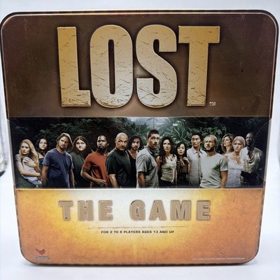 NEW Factory Sealed Lost Game Collectible Tin And Game Cardinal Industries 2006