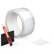 2 X 30 Ft Clear 7mil Pvc Car Paint Protection Film Roll Squeegee Cutter
