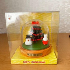 Miffy Christmas Snowman Tree Dome Vintage Limited Editon Rare Animation Model Co