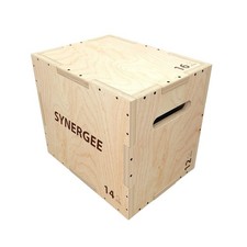 Synergee 3 in 1 Wood Plyometric Box for Jump Training and Conditioning. All i...