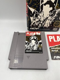 Platoon (Nintendo Entertainment System NES) Authentic CIB Complete