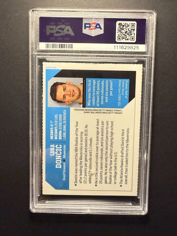 🔥2019 S.I. Sports Illustrated For Kids Luka Doncic Rookie #861 PSA 6 EX-MT🔥 - Image 2 of 2