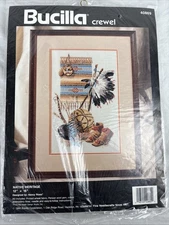 Bucilla Crewel #40869 Native Heritage 1994 12x16 Nancy Rossi