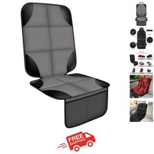 Gray Waterproof Car Seat Cover for Baby Pet - Maximum Upholstery Protection