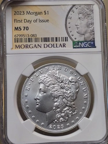 2023 Morgan Commemorative Silver Dollar NGC MS70 First Day Of Issue