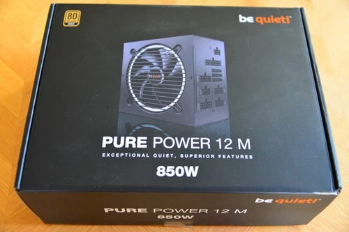 be quiet! Pure Power 12 M 850W 80 Plus Gold PSU PC-Netzteil - noch Garantie OVP
