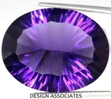 AFRICAN AMETHYST 22 x 16 MM OVAL CONCAVE CUT ALL NATURAL AAA