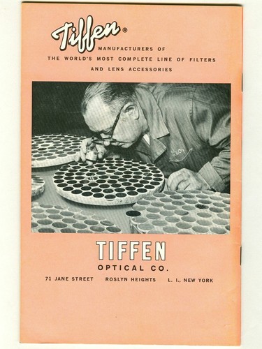 Vintage 1964 TIFFEN FILTER MANUAL! Rare Tiffen Filter & Lens Guide Booklet Vol 2 - Picture 2 of 5