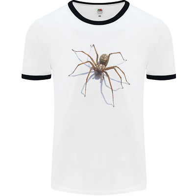 Gruesome Spider Halloween 3D Effekt Herren Ringer T-Shirt