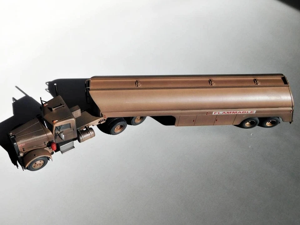 Remolque tanque doble Altaya Peterbilt 281 (1957) 1/43 modelo diecast coche miniatura Foto 2 de 4